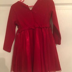 Sweet Heart Rose Toddler Red Dress